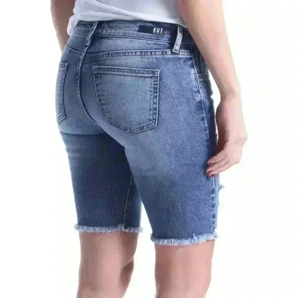 KUT from the Kloth Sophie Bermuda Shorts Size 00 NWT - Picture 2 of 10